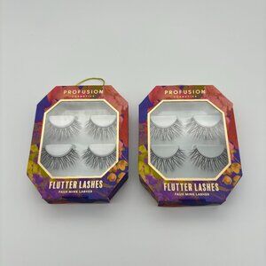 Profusion Cosmetics Flutter Lashes Faux Mink Lashes, Face Eyes Makeup Beauty NEW
